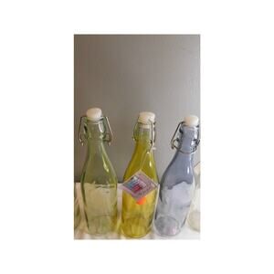 Craft Wine 10" Bottles with Lids Set of 3  New